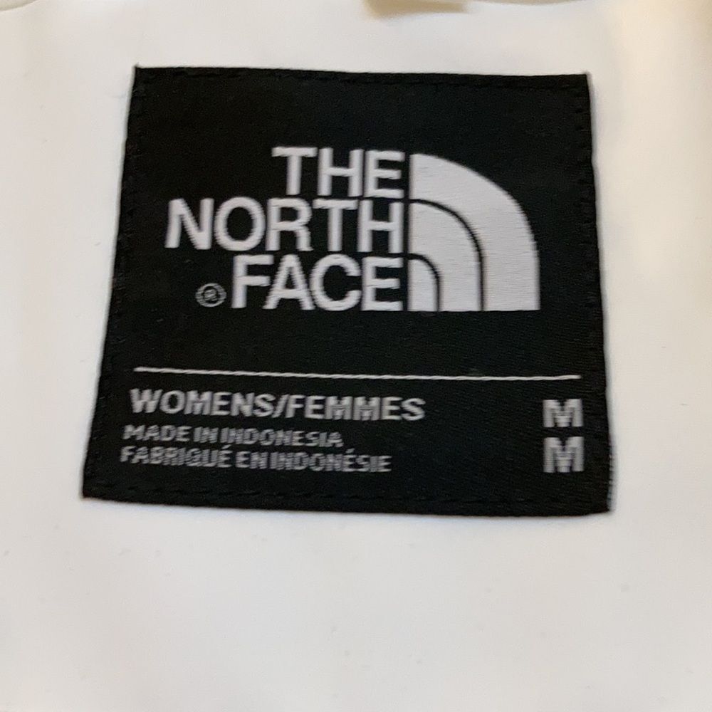 The north face non-insulated ski coat jacket windbreaker with hood color white - Picture 3 of 6